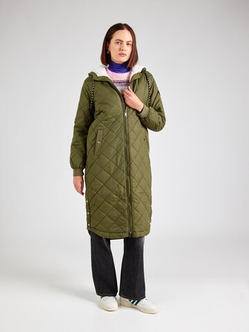 Manteau mi-saison 'ONLNEWSANDY' ONLY en vert : devant