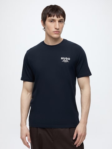 HUGO Shirt 'Nesptee' in Blauw: voorkant