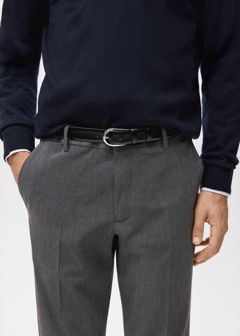 MANGO MAN Slim fit Pleated Pants 'Bologna' in Grey