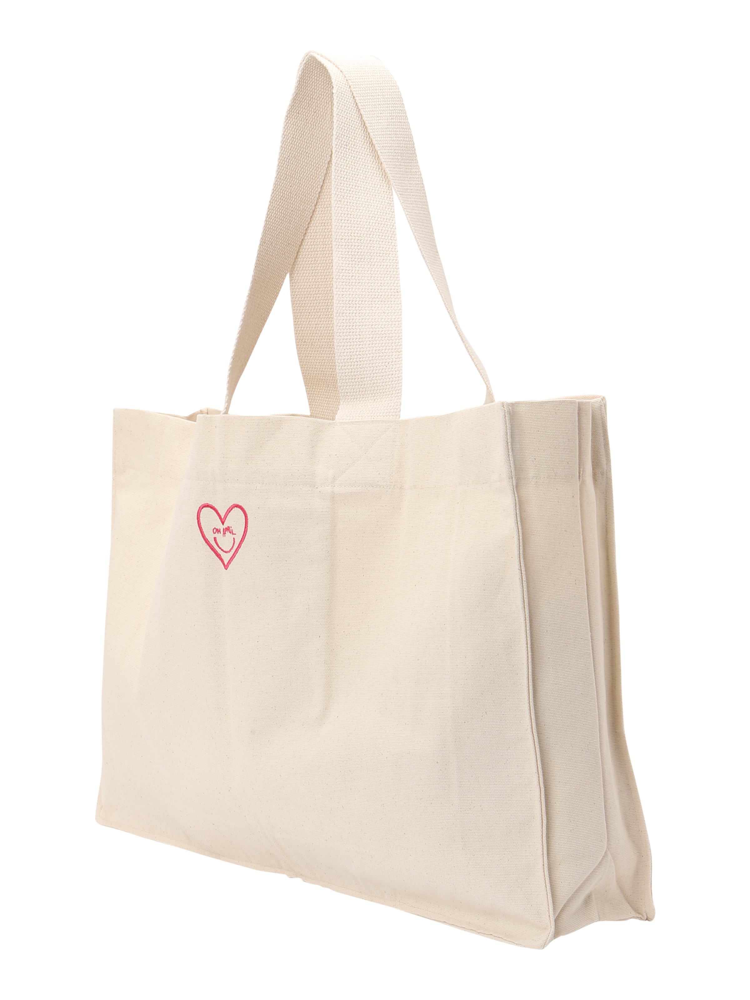 Cabas 'Dear Summer' OH APRIL en blanc