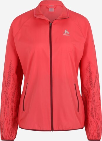 ODLO - Chaqueta deportiva en rosa: frente