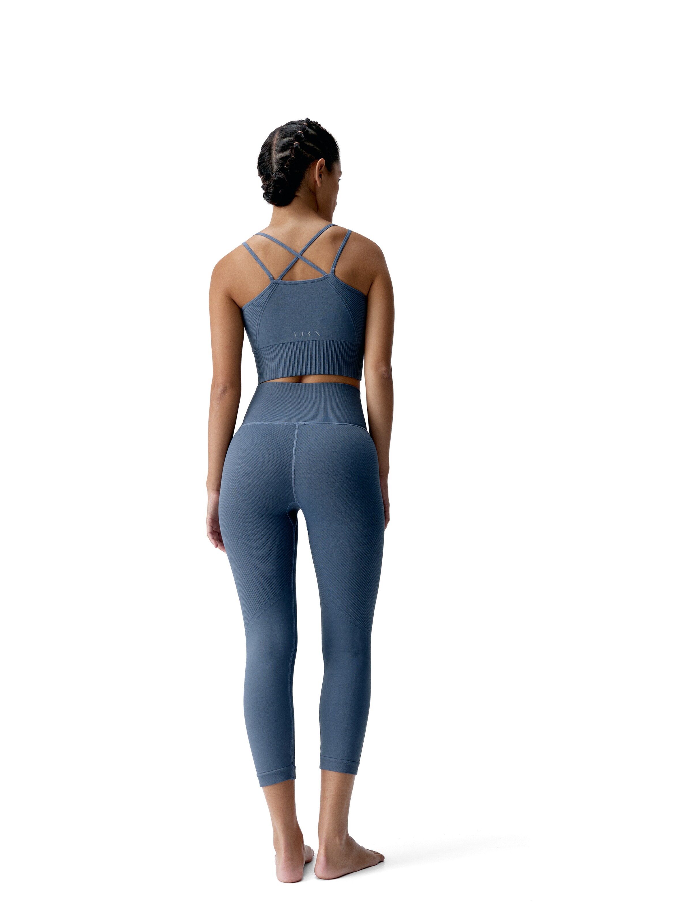 Born Living Yoga Skinny Leggings ' Devika ' in Blauw