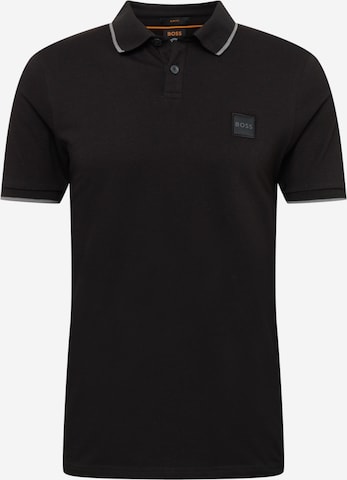 T-Shirt 'Passertip' BOSS Orange en noir : devant