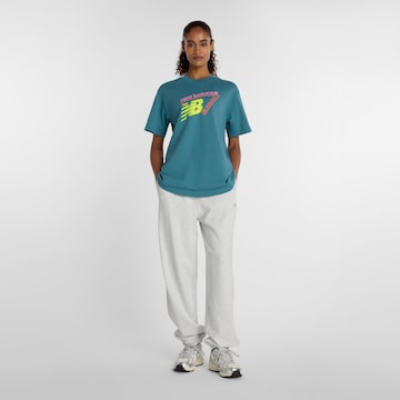 new balance T-Shirt 'Classic' in Blau