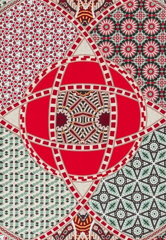 Foulard ' Kaleidoskope ' di Roeckl in colori misti