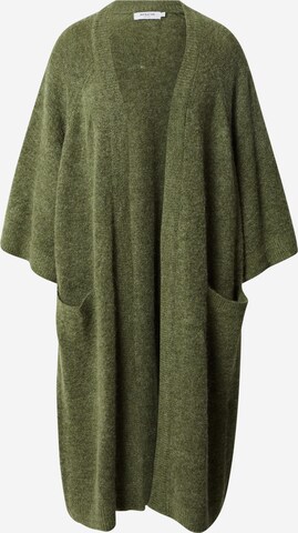 MOSS COPENHAGEN Knit Cardigan 'Zenie' in Green: front