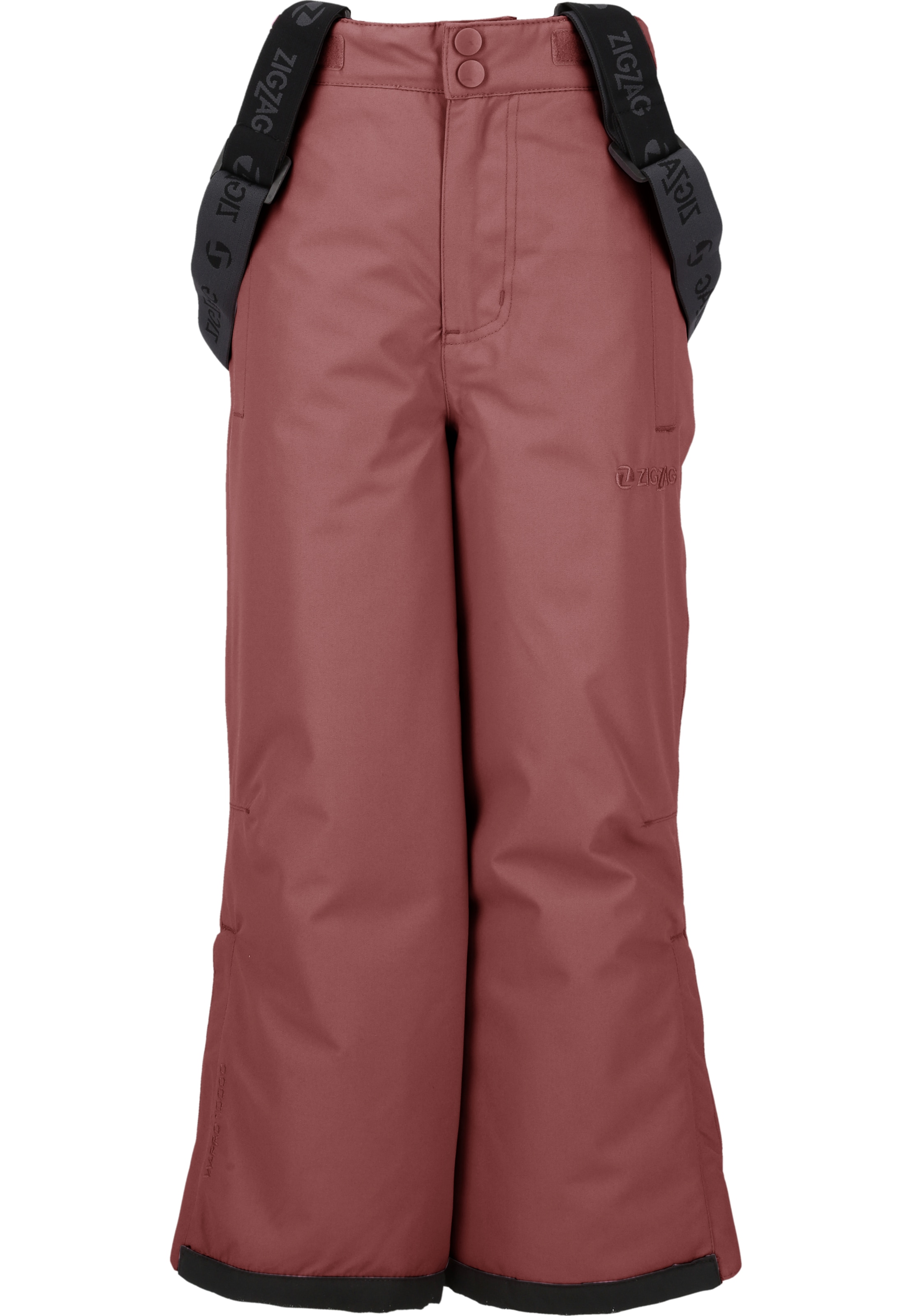 ZigZag Skihose 'Soho' in Braun: Vorderseite