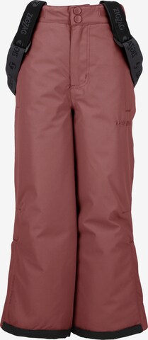 ZigZag Regular Workout Pants 'Soho' in Brown: front