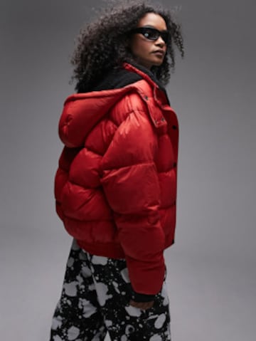 TOPSHOP Winter Jacket in Red: front