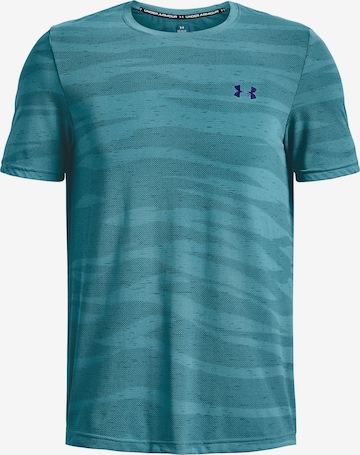 UNDER ARMOUR Performance Shirt 'Novelty' in Blue: front