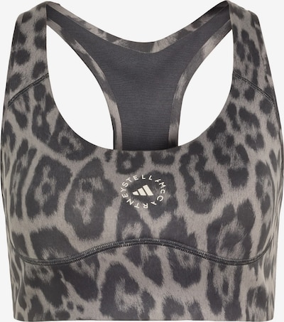 ADIDAS BY STELLA MCCARTNEY Sports bra 'PrimeLiftImpact' in XS in Anthracite / Stone / White, Item view