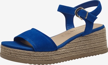 TAMARIS Sandals in Blue: front