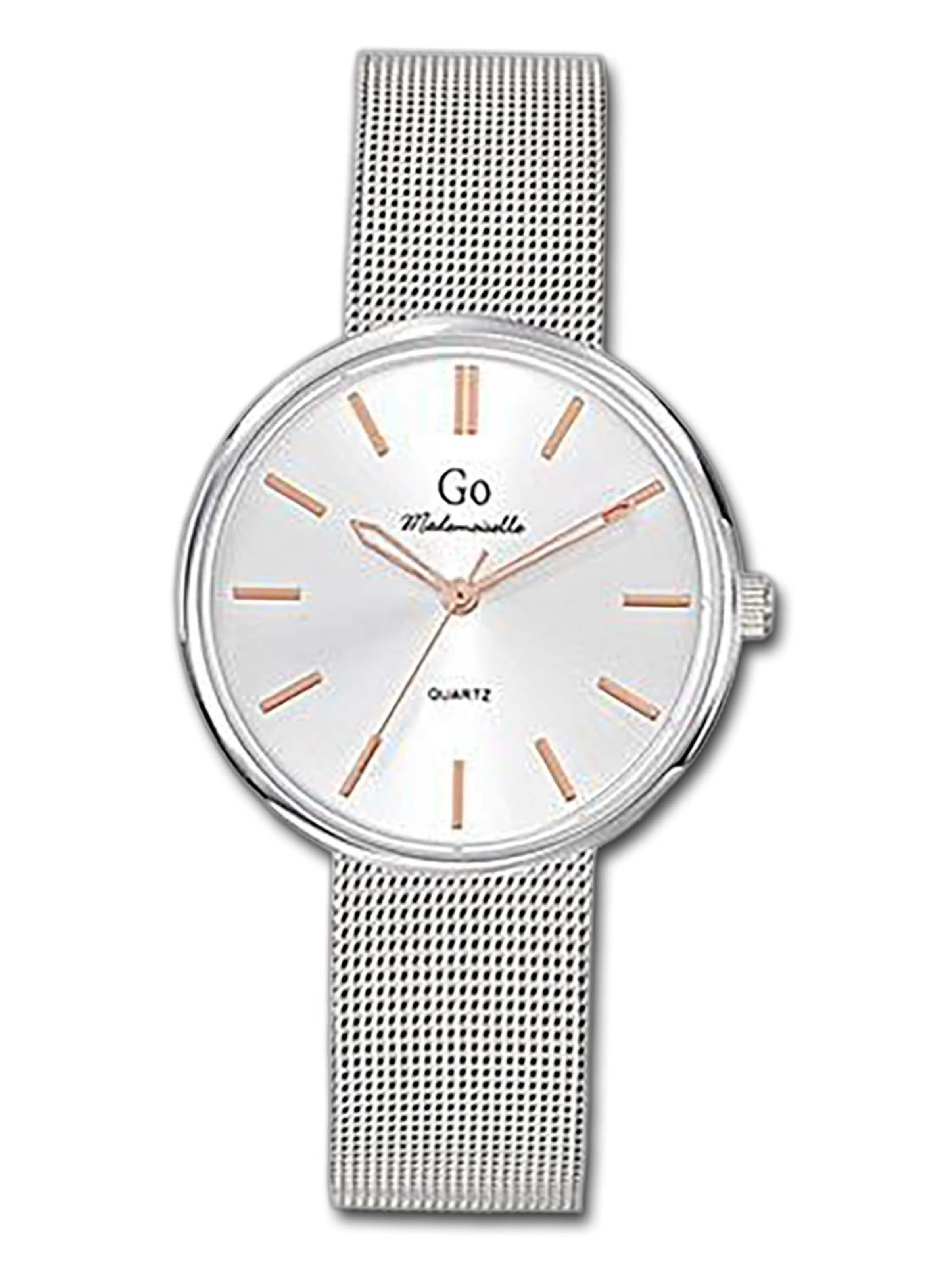 GO GirlOnly Analog Watch in Silver: front