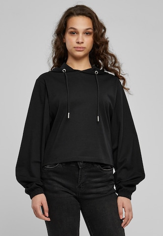 Urban Classics Sweatshirt in Black: front