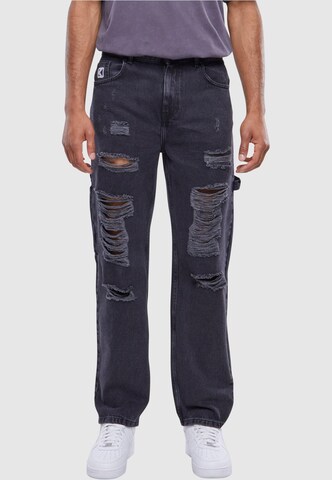 Karl Kani Regular Jeans in Black: front