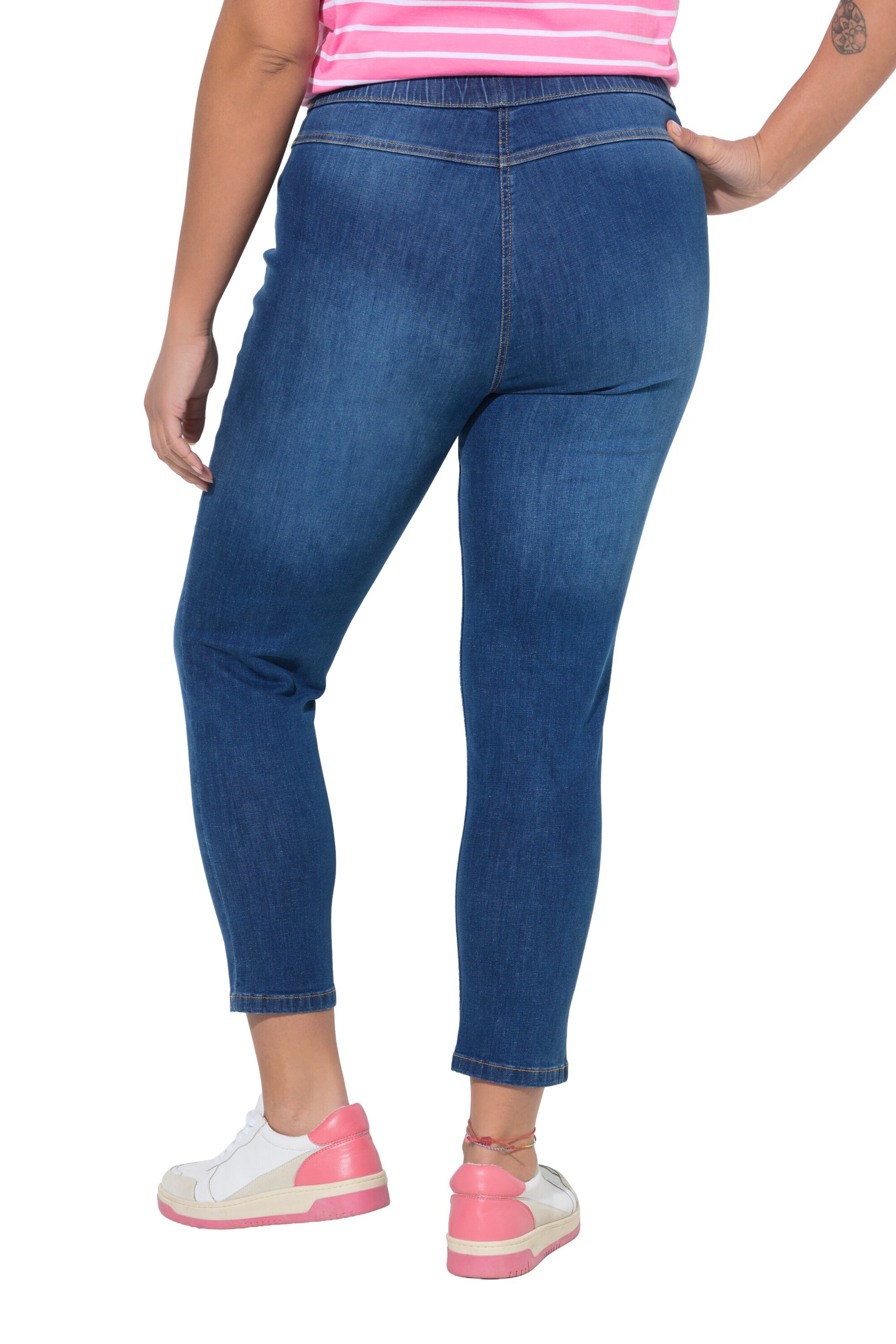 Angel of Style Skinny Jeggings in Blau: Vorderseite