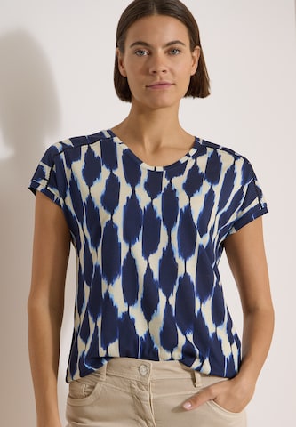 Tricou de la CECIL pe albastru: față