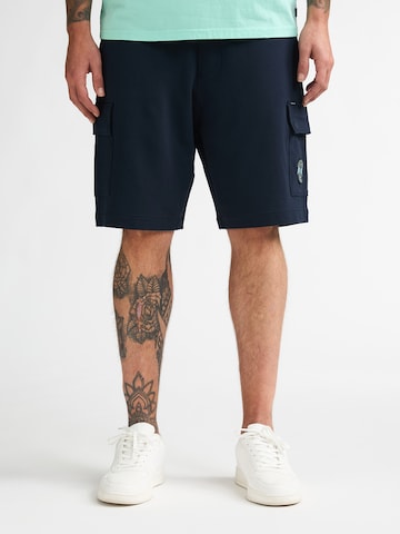 Petrol Industries regular Παντελόνι cargo σε μπλε: μπροστά