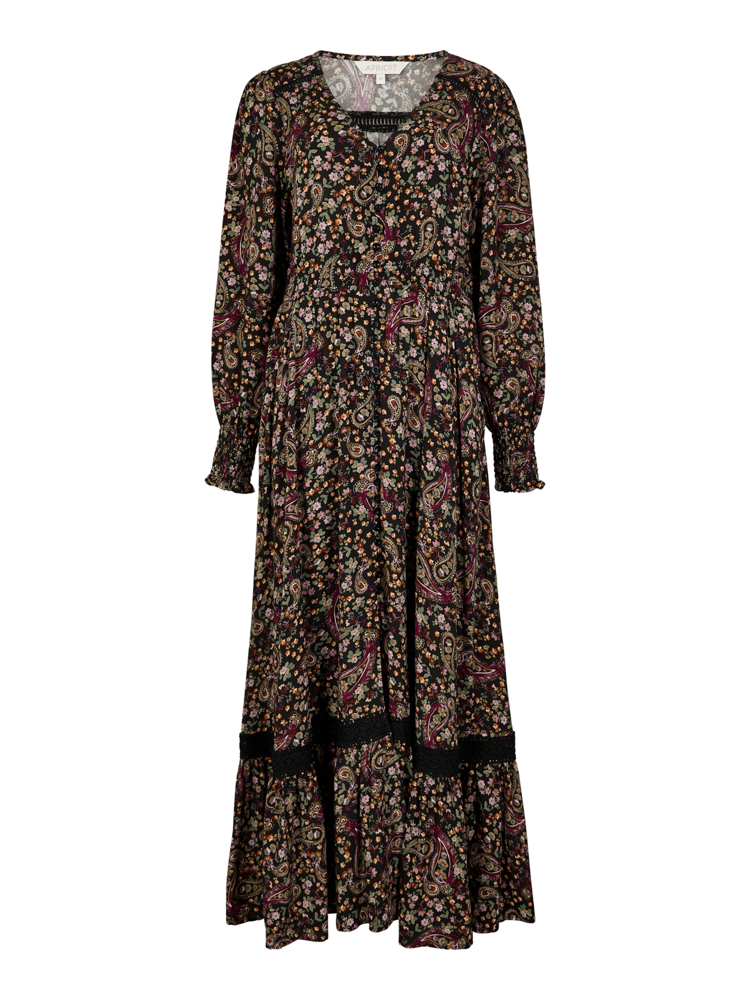Apricot Dress ' ' in Black: front