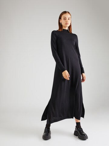 DRYKORN فستان مُحاك 'SAEMIK' بلون أسود: الأمام