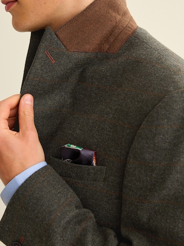 Coupe regular Veste de costume Next en vert