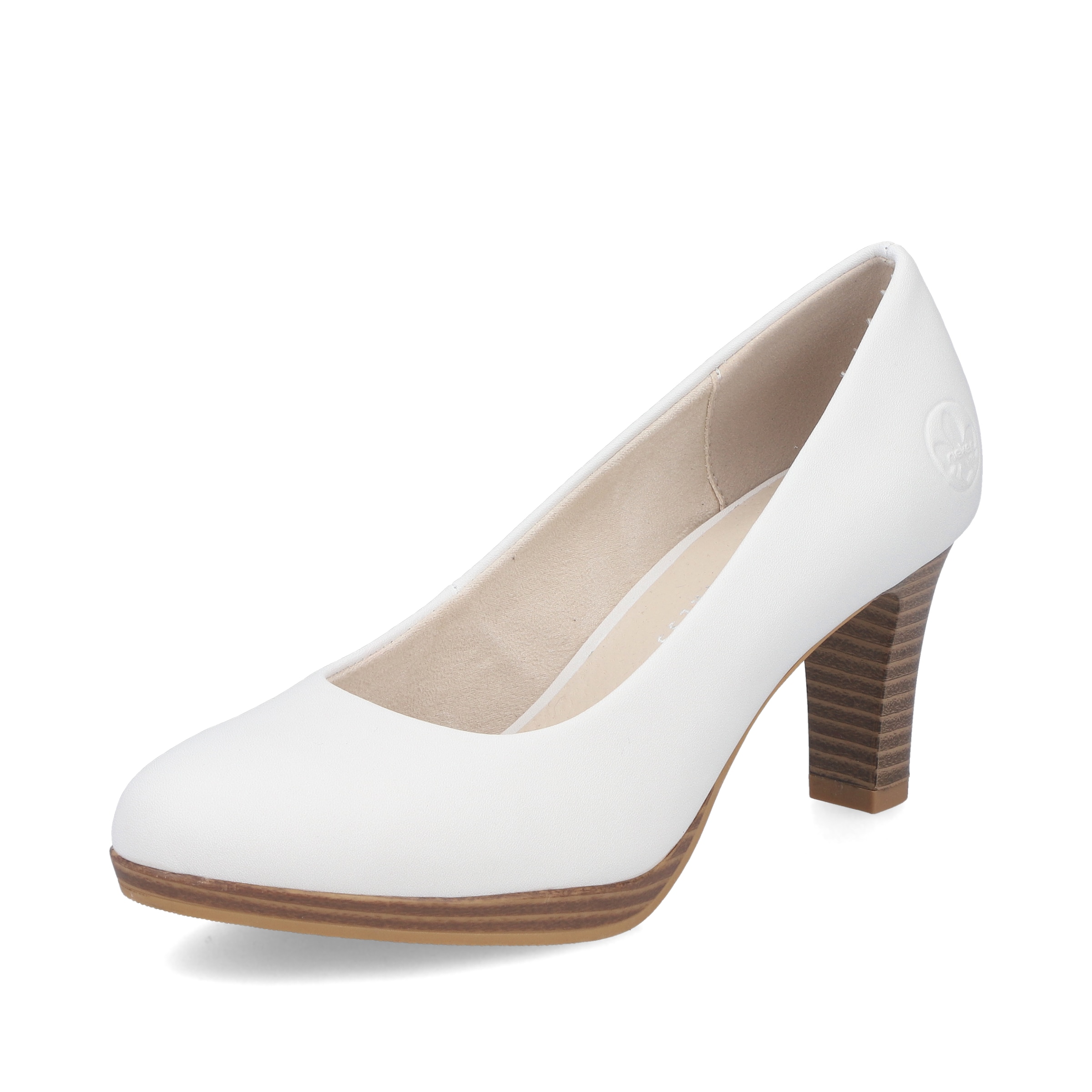 Escarpins Rieker en blanc : devant