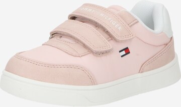 Baskets TOMMY HILFIGER en rose : devant