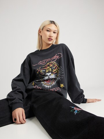 Ed Hardy Sweatshirt i sort