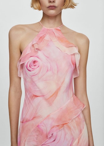 MANGO Letnia sukienka 'Iris' w kolorze różowy