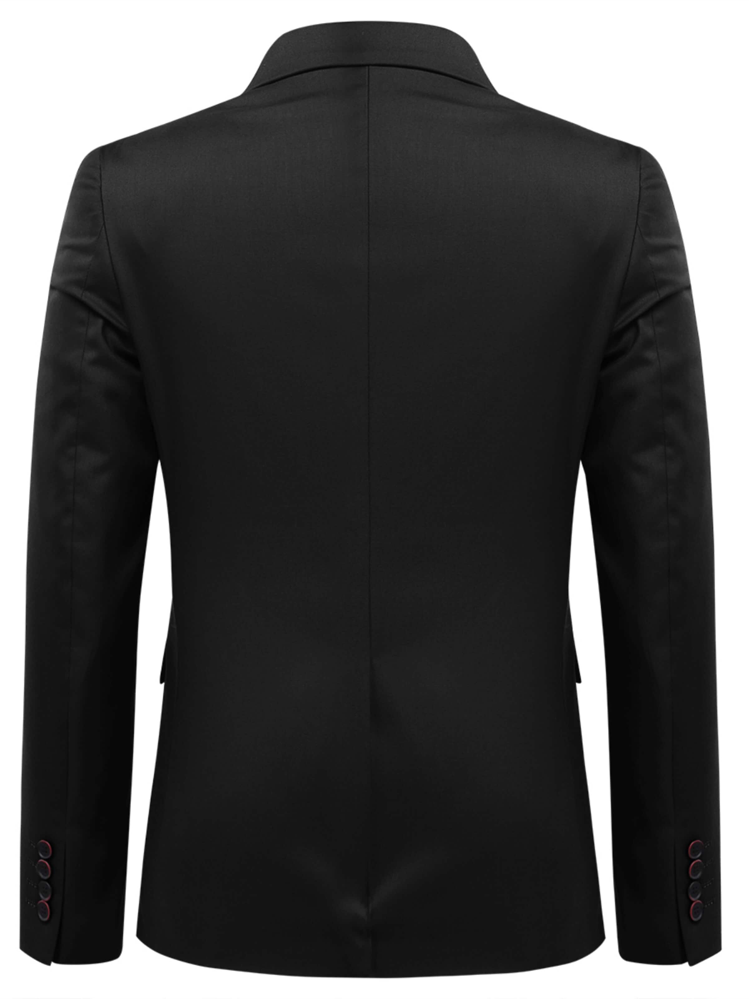 YOUTHUP Slim fit Suit 'Kavalier' in Black