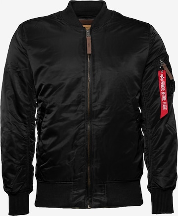 ALPHA INDUSTRIES Between-Season Jacket 'Alpha' in Black: front