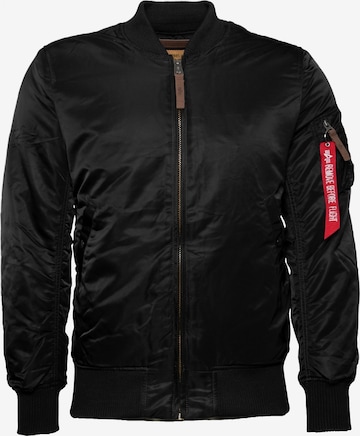 ALPHA INDUSTRIES Between-season jacket 'Alpha' in Black: front