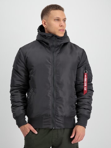 ALPHA INDUSTRIES Átmeneti dzseki - szürke: elől