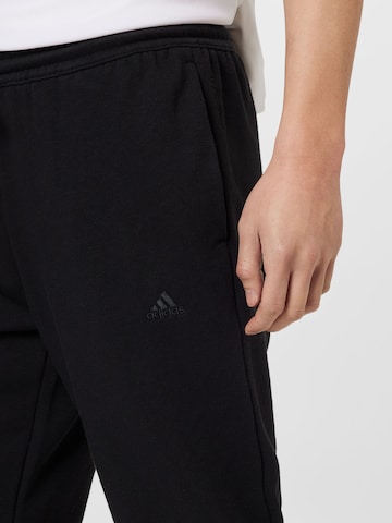 ADIDAS SPORTSWEAR Tapered Urheiluhousut 'All Szn' värissä musta