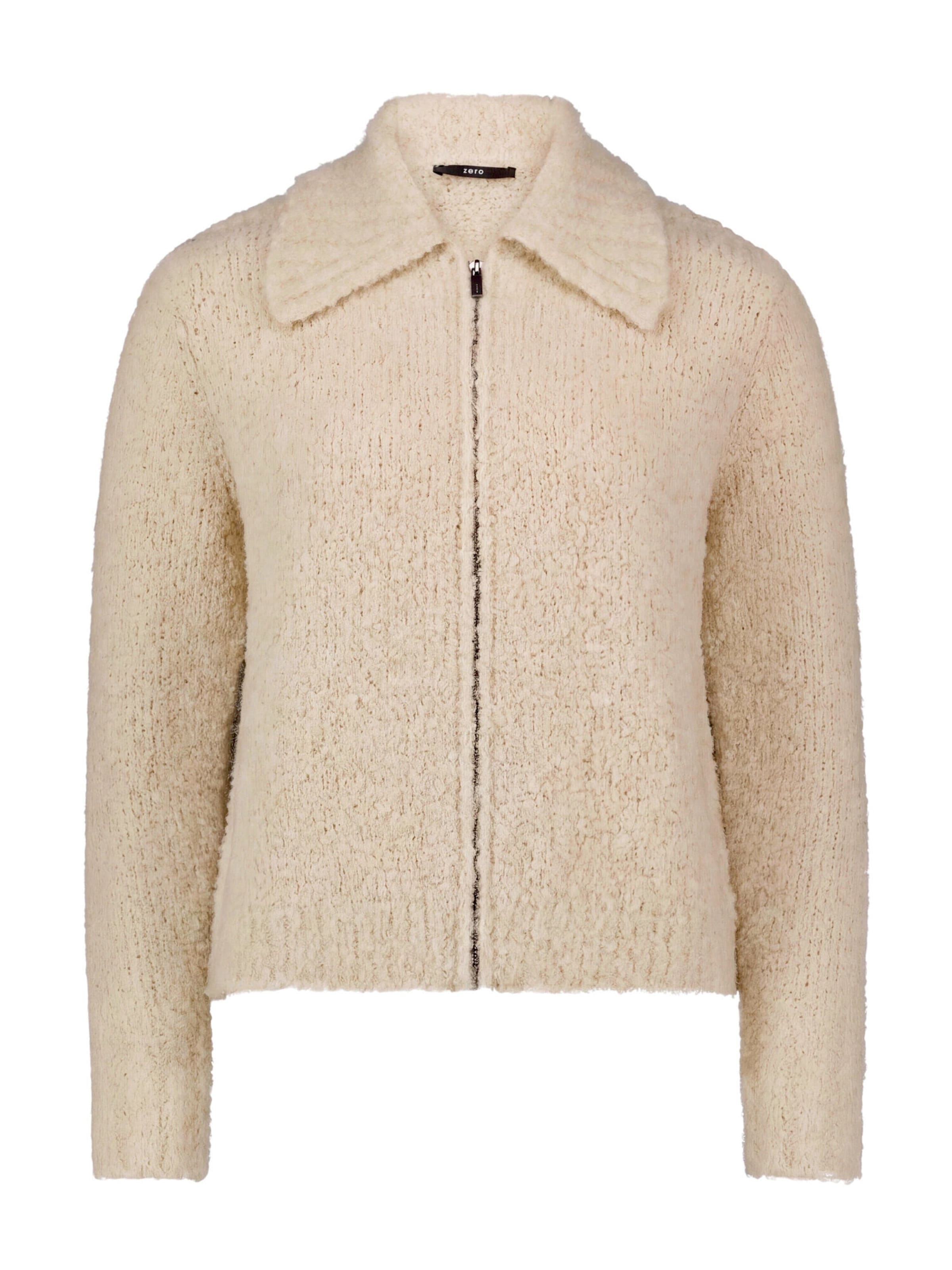 Cardigan zero en beige : devant