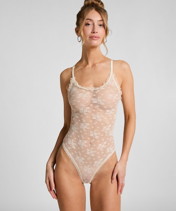 Hunkemöller Body 'Darcy' in Wit: voorkant
