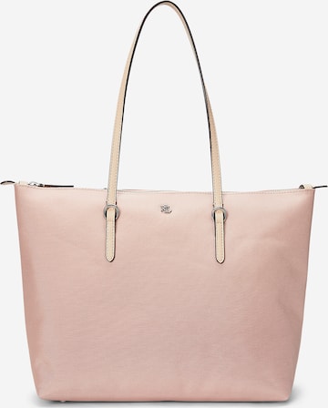 Cabas 'KEATON' Lauren Ralph Lauren en rose : devant