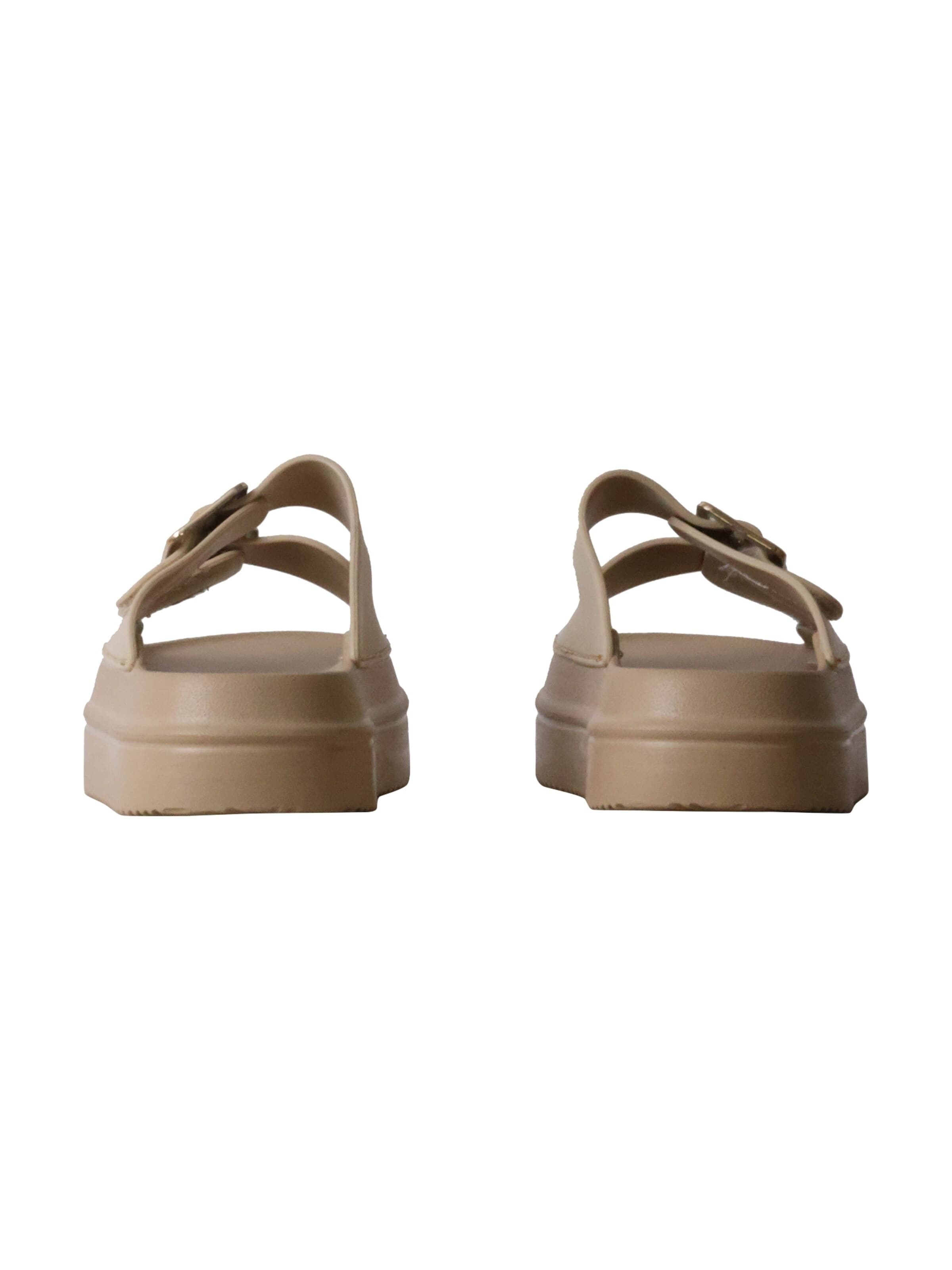 Mule 'Pantoletten zum Hineinschlüpfen' Super Mode en beige