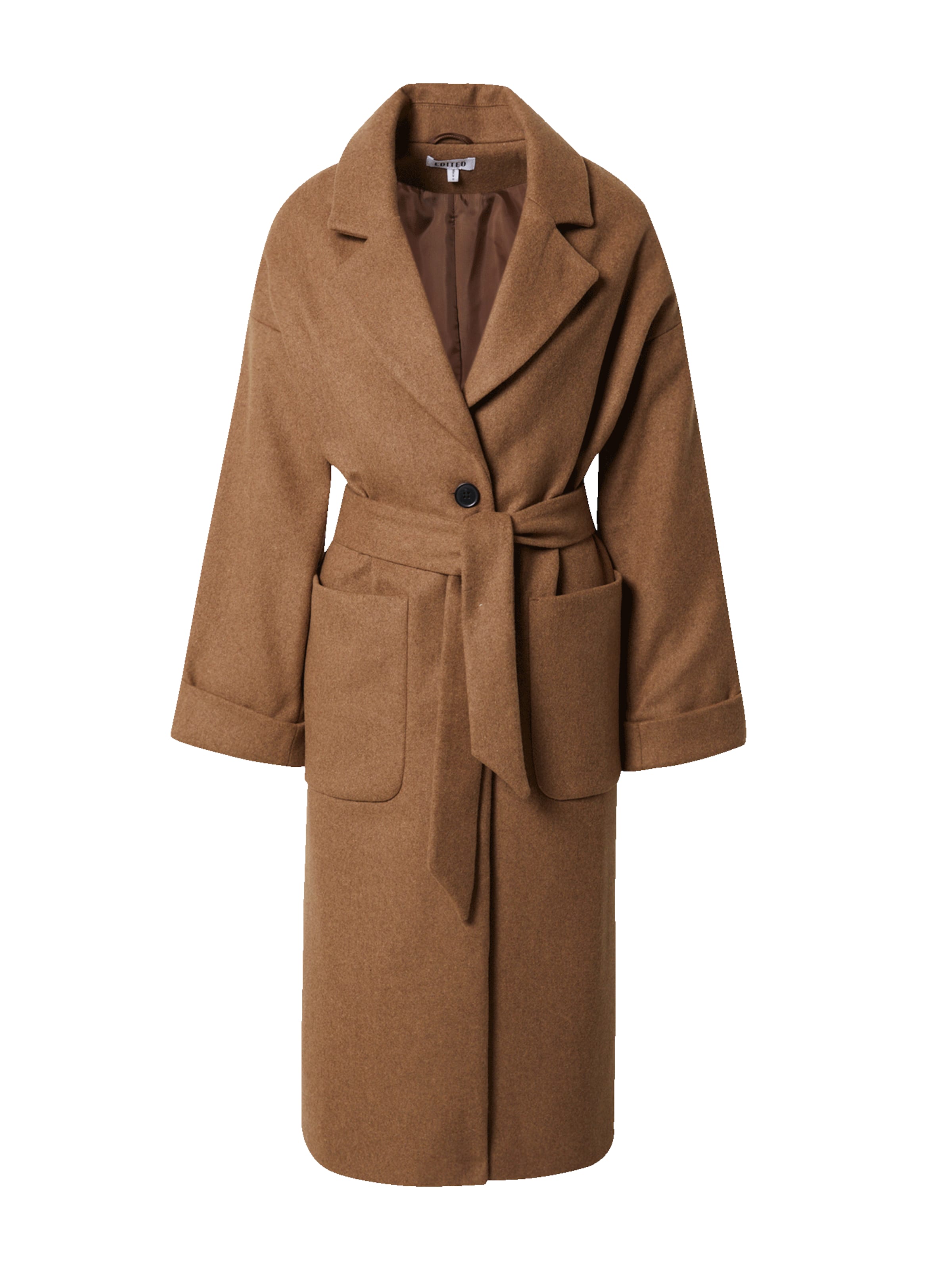 EDITED Övergångskappa 'Santo' i beige: framsida