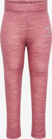 Hummel Skinny Leggings in Lila: voorkant