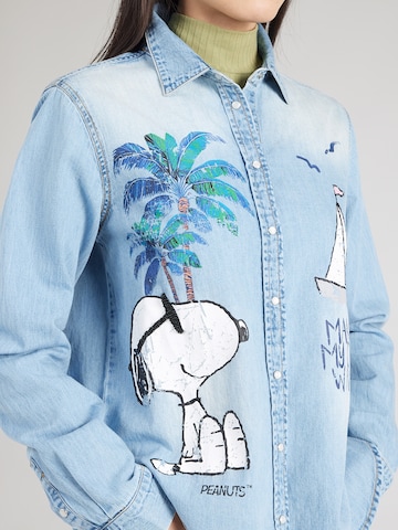 PRINCESS GOES HOLLYWOOD Blouse 'Snoopy' in Blauw