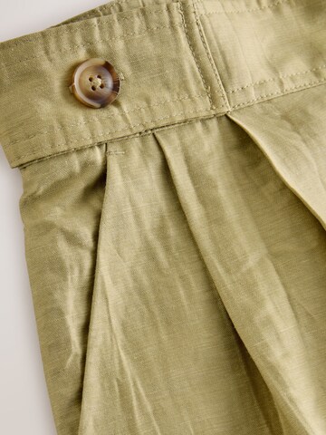 Wide leg Pantaloni con pieghe 'N. Premium' di Next in verde
