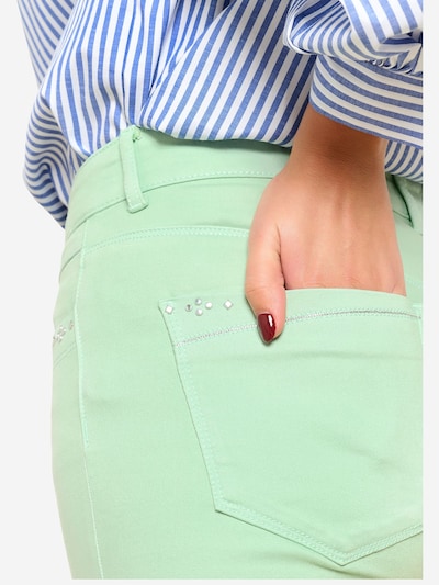 LolaLiza Pantalon en vert clair, Vue avec produit