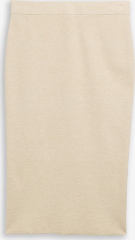Jupe TOM TAILOR en beige : devant