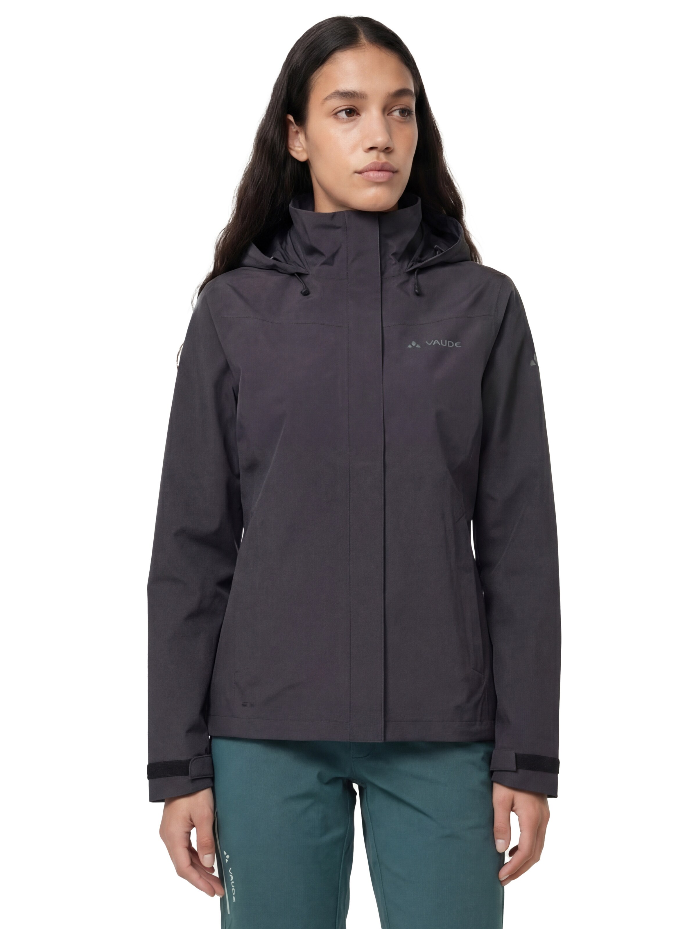 VAUDE Sports jacket 'Silda' in Black: front