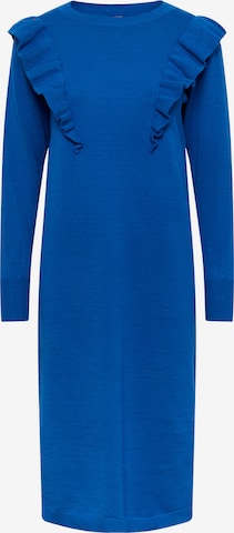 Y.A.S Knitted dress 'Hello' in Blue: front