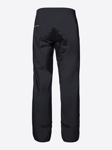 VAUDE Regular Sporthose 'Drop' in Schwarz