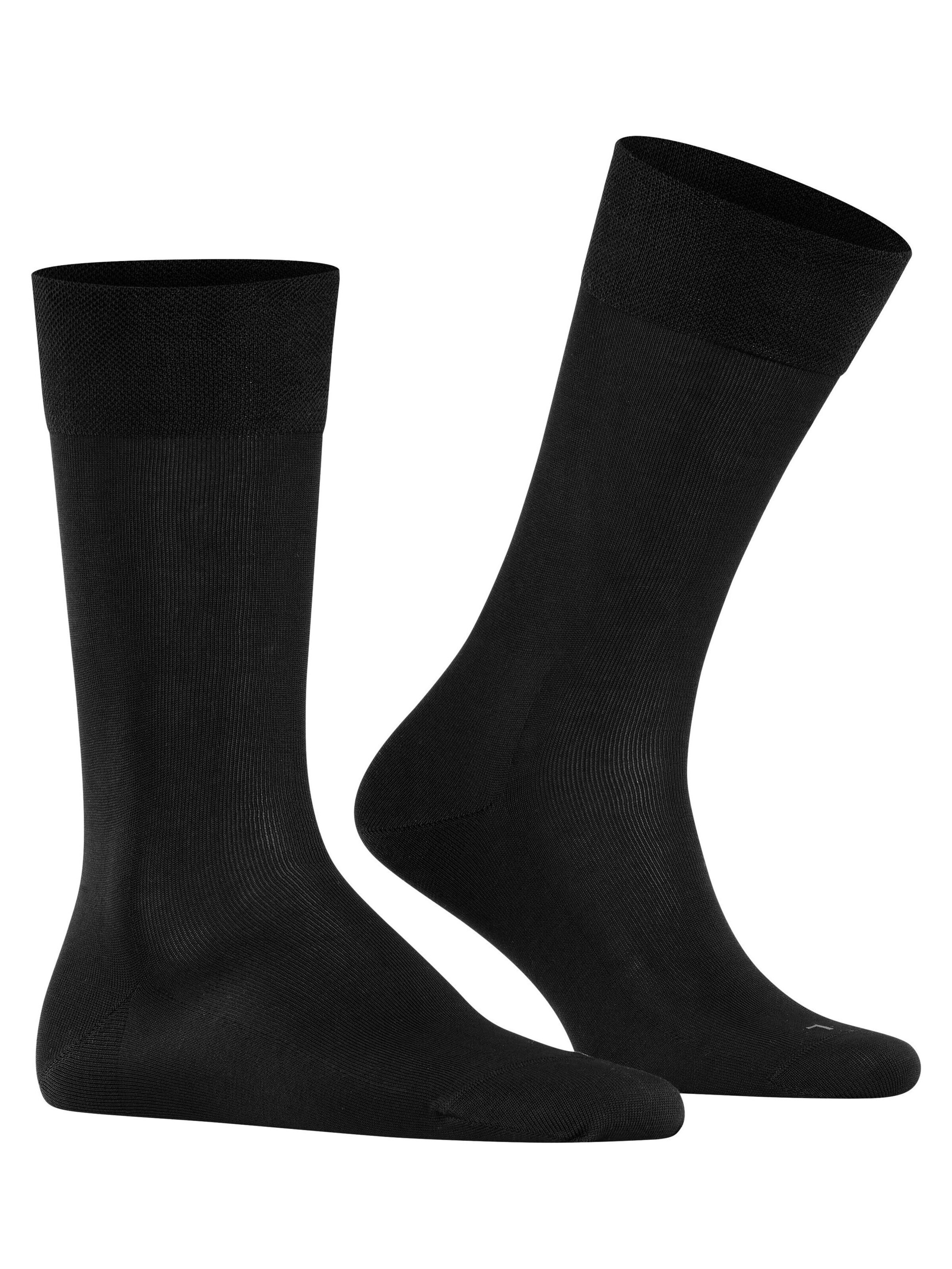 FALKE Socken 'Sensitive Malaga'‌‌‌‌‌‌‌‌‌‌ in Schwarz