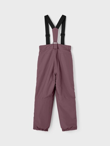 NAME IT Regular Weatherproof pants 'Solid' in Purple