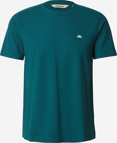 ELLESSE Sporta krekls 'Teller', krāsa - tumši zaļš / balts, Preces skats